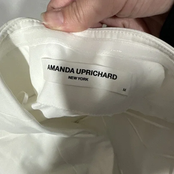 NEW $277 AMANDA UPRICHARD [ Medium ]‎ Yadira Strapless Jumpsuit White #J2030 - Picture 5 of 16